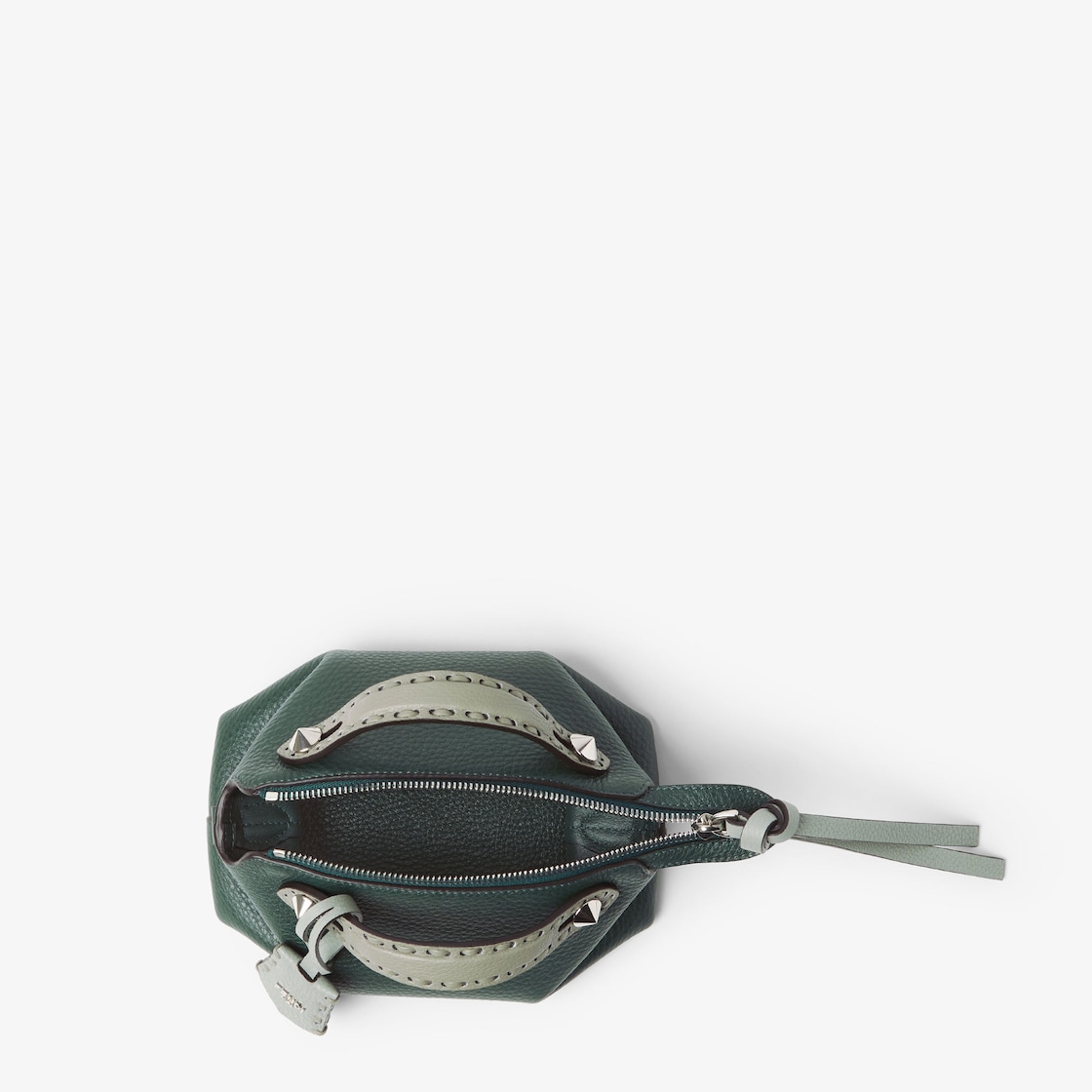 FENDI By The Way Selleria Mini Multicolor Selleria mini-bag with 156 hand-sewn topstitches - Image 5